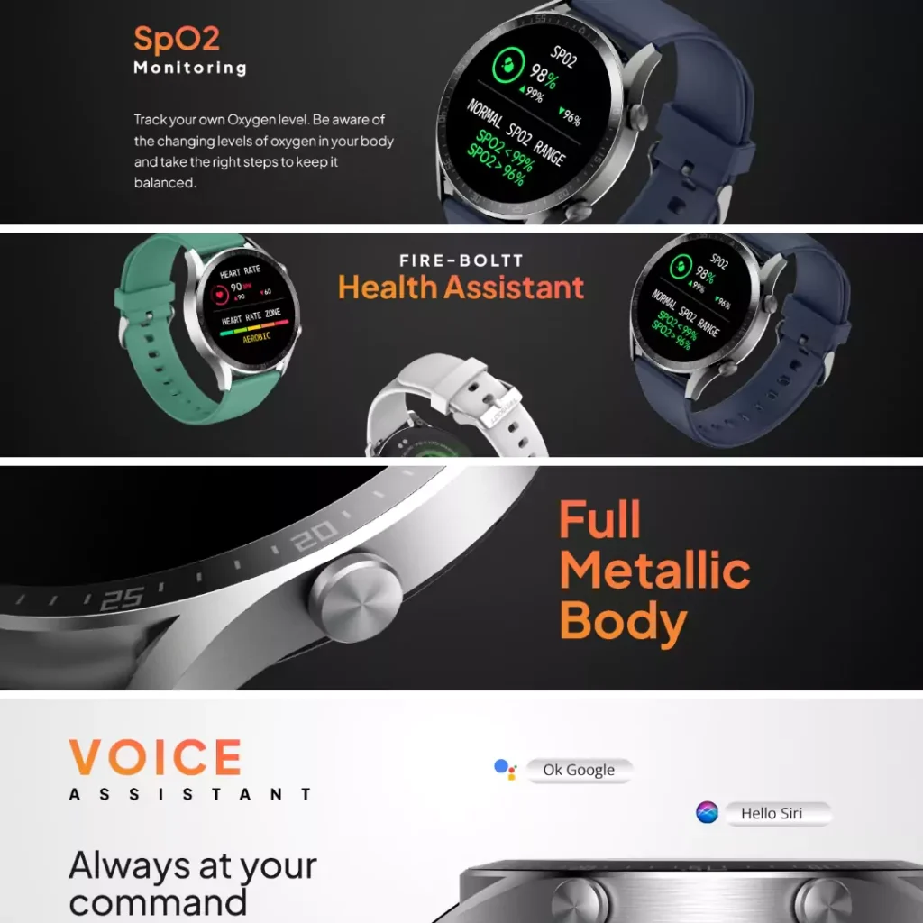 Fire-Boltt Talk 2 Pro Smartwatch features