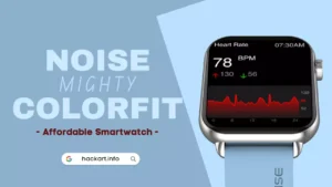 Read more about the article Noise ColorFit Mighty Smartwatch With 1.96″ Display, Spo2, Bluetooth calling