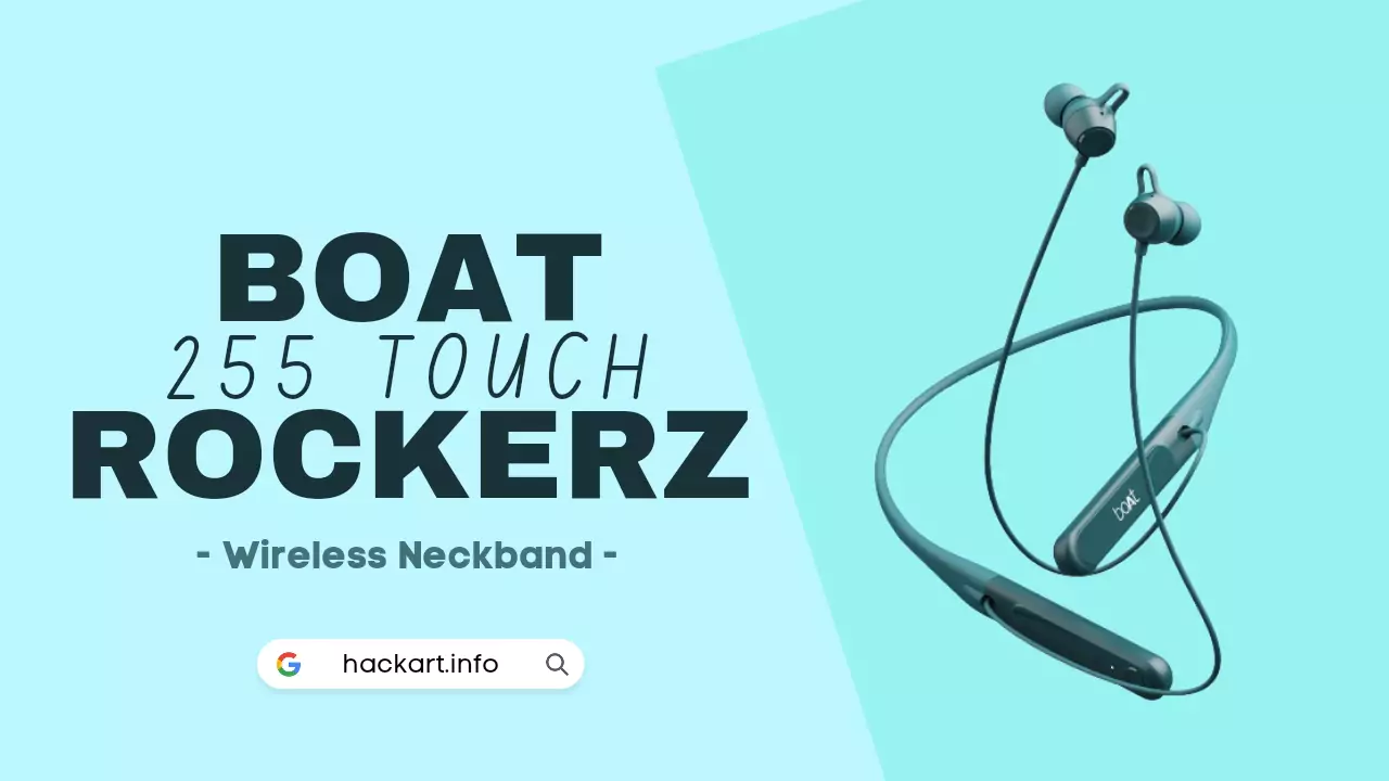 You are currently viewing boAt Rockerz 255 Touch Neckband with Bluetooth 5.3 And 30 Hours Playback